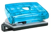 Dziurkacze - Rapesco bc810pbb 810-P 2 dziurkacza (pojemność 12 arkuszy dziurkuje) przezroczysty niebieski BC810PBB - miniaturka - grafika 1