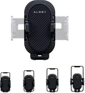 Alogy Uchwyt samochodowy 3w1 Alogy na szybę do kratki na deskę rozdzielczą Czarny 10224X1 - Uchwyty samochodowe do telefonów Alogy Uchwyt samochodowy 3w1 Alogy na szybę do kratki na deskę rozdzielczą Czarny 10224X1 - Uchwyty samochodowe do telefonów - miniaturka - grafika 20