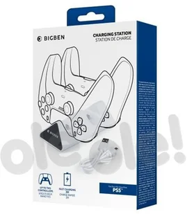 BigBen BigBen PS5DUALCHARGERV2 ładowarka do padów PS5 PS5DUALCHARGERV2 - Akcesoria do Playstation - miniaturka - grafika 2