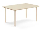 Stoły i stoliki do biura - AJ Produkty Stół ELTON, 1400x700x590 mm, brzoza laminat, brzoza - miniaturka - grafika 1