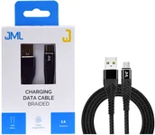 Kable USB - JML Kabel USB CD-108 Micro 2A 0,25 m czarny 133631 - miniaturka - grafika 1