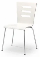 Krzesła - Białe metalowe krzesło w stylu skandynawskim L2-G56 - miniaturka - grafika 1