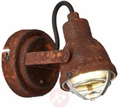 Lampy ścienne - Brilliant Oświetlenie Bente Spot ścienny Czarny, Rudy, 1-punktowy 26310/60 - miniaturka - grafika 1