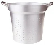 Garnki - Pentole Agnelli pentole agnelli zastosowania przy pomidora na sos, aluminium, kolor srebrny, srebrny/czarny, 36 cm FAMA85SC36 - miniaturka - grafika 1