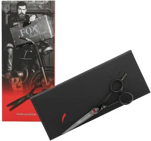 FOX FOX Barber Expert Nożyczki Fryzjerskie CZARNE 6.0" z Czaszką - Nożyczki fryzjerskie - miniaturka - grafika 2