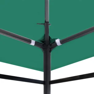 vidaXL Zadaszenie altany ogrodowej, 310 g/m, 4 x 3 m, zielone - Pawilony ogrodowe - miniaturka - grafika 4