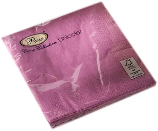 Serwetki "Classic" czekoladowe PAW 33 cm 20 szt PWSDL111007 - Dekoracje i nakrycia stołu na imprezę - miniaturka - grafika 4