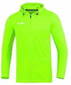 Kurtki i kamizelki sportowe męskie - JAKO Unisex Run 2.0 dziecięca kurtka z kapturem, zielony, 140 - miniaturka - grafika 1