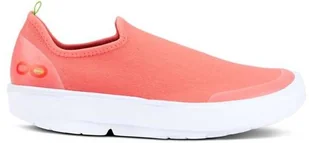 Oofos Buty regeneracyjne OOmg eeZee LOW White/Orange - Klapki i japonki męskie - miniaturka - grafika 2