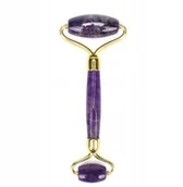 Pozostałe akcesoria kosmetyczne - Roller wałek masażer do twarzy Ametyst jade - miniaturka - grafika 1