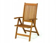 Fotele i krzesła ogrodowe - Krzesło ogrodowe drewniane bardzo solidne na taras - miniaturka - grafika 1