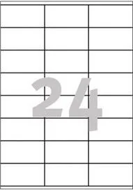 Avery Zweckform Etykiety Uniwersalne 70x36 mm Białe 2400 szt. Zweckform 3475 - Etykiety do drukarek - miniaturka - grafika 6