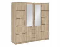 Szafy - Szafa ubraniowa Bali D4 szafy do sypialni + lustro - miniaturka - grafika 1