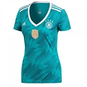 Gadżety dla kibiców - Adidas Damskie DFB Away Jersey 2018 trykot, zielony, m BR3149 - miniaturka - grafika 1