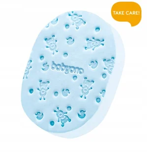 BabyOno Delikatna Gąbka Dla Niemowląt niebieska - Inne akcesoria do pielęgnacji dzieci - miniaturka - grafika 4