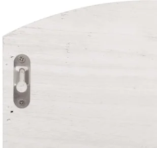 vidaXL Wieszak ścienny na płaszcze, biały, 50x10x34 cm, drewniany - Wieszaki i stojaki - miniaturka - grafika 6