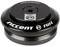 Części rowerowe - Accent Stery zintegrowane HI-AIR 1-1/8" IS42/IS42 łożyska maszynowe, czarne - miniaturka - grafika 1