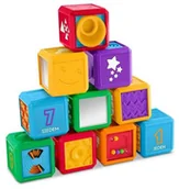 Klocki - Fisher Price Zestaw 10 klocków Pierwsze Słówka Liczby FJN91 - miniaturka - grafika 1