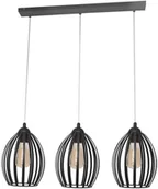 Lampy sufitowe - Helam Żyrandol na drucie DALI 3xE27/60W/230V - miniaturka - grafika 1