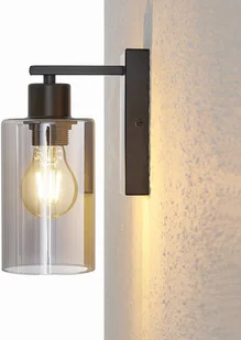 LINDBY Lindby Emavi lampa ścienna z dymionym szkłem - Lampy ścienne - miniaturka - grafika 4