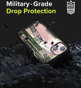 RINGKE Fusion X Design etui pancerny pokrowiec z ramką iPhone 13 mini czarny (Ticket band) (FXD540E43) FXD540E43 - Etui i futerały do telefonów - miniaturka - grafika 7