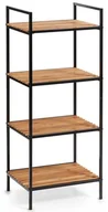 Szafki łazienkowe - Zeller Bambusowy regał łazienkowy 4 poziomy na przybory ręczniki 18725 - miniaturka - grafika 1