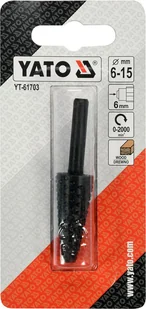 YATO FREZ STOPNIOWY DO DREWNA 6-15MM NA WIERTARKĘ YT-61703 ZYSKAJ RABAT 30 ZŁ YT-61703 - Frezy - miniaturka - grafika 3
