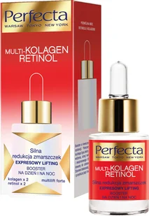 Perfecta Multikolagen Retinol Expresowy Lifting Booster na dzień i na noc 15ml - Serum do twarzy - miniaturka - grafika 2
