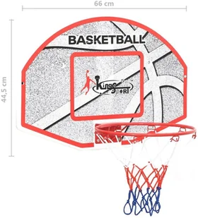 shumee 5 częściowy zestaw ścienny do gry w koszykówkę 66x44,5 cm - Koszykówka - miniaturka - grafika 11