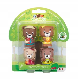 Klorofil Zestaw 4 figurek Rodzina Misiów Browny - Figurki dla dzieci - miniaturka - grafika 2