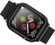 Akcesoria do smartwatchy - Apple Usams Usams Pasek z etui Watch 4 44mm czarny/black ZB74IW1 US-ZB074) 6116533 - miniaturka - grafika 1