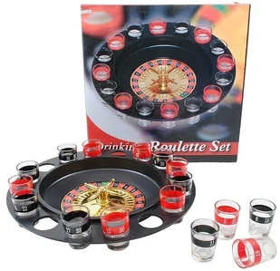 IsoTrade Imprezowa ruletka + kieliszki ISOTRADE, czarna - Pozostałe akcesoria barmańskie - miniaturka - grafika 4