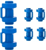 Akcesoria do trampolin - Springos Grzybek na słupki do siatki trampoliny zestaw 6 szt. 6 grzybków TPC-01 BLUE - miniaturka - grafika 1