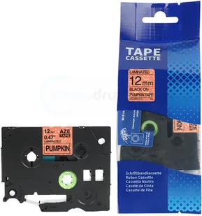 Brother strefadrukarek.pl Taśma TZe-MPHC31 12mm x 8m ozdobna dynia czarny nadruk - zamiennik| OSZCZĘDZAJ DO 80% - ZADZWOŃ! 730811399 PROMOCJA! TZE-MPHC31 - Taśmy do drukarek barwiące - miniaturka - grafika 3