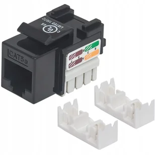Intellinet keystone Network Solutions Moduł Cat.5e, UTP, Wtyk RJ-45, zaciskany, czarny (210416) - Wtyczki i adaptery - miniaturka - grafika 3