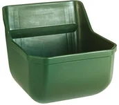 Akcesoria jeździeckie - Kerbl Żłób dla źrebaka oliwka 9l - 32460 - miniaturka - grafika 1