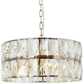 Lampy sufitowe - Orlicki Design Lampa 6 punktowa kryształowa wisząca Intero gold S złota okrągła - Intero gold S - miniaturka - grafika 1