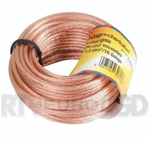 Hama Przewód KABEL GŁOŚNIKOWY 2X1,55MM 10M 2051420000 - Kable - miniaturka - grafika 2