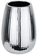 Szczoteczki do zębów - Wenko WENKO 22011100 kubek na szczoteczki do zębów Dakar, szczoteczki do zębów Szczoteczka do zębów i pasta do zębów, ceramika, chrom, 8.3 x 8.3 x 11.6 cm 22011100 - miniaturka - grafika 1