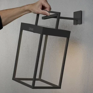 Konstsmide Latarnia solarna LED Portofino ściana/stół, czarna - Lampy ogrodowe - miniaturka - grafika 4