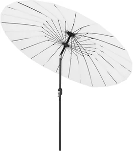 vidaXL Parasol ogrodowy na słupku aluminiowym, 270 cm, piaskowy 47305 - Parasole ogrodowe - miniaturka - grafika 5