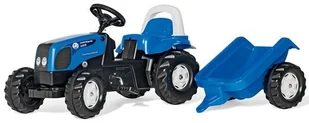 Rolly Toys Traktor Rolly Kid Landini, niebieski z przyczepką - Jeździki dla dzieci - miniaturka - grafika 2