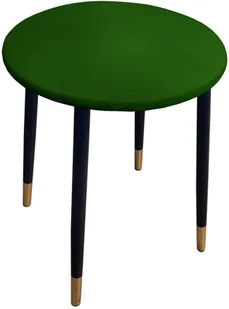 Taboret TRIX AL13 zielony podstawa czarna/złota - Taborety i hokery - miniaturka - grafika 2