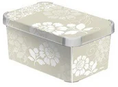 Pudła i pojemniki do przechowywania - Curver Pojemnik Decos Kwiaty 710228_CURVER - miniaturka - grafika 1