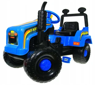 Polski Traktor Traktorek na pedały Przyczepa +kask - Jeździki dla dzieci - miniaturka - grafika 11