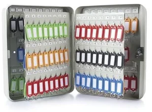 Donau Szafka na klucze na 140 kluczy, 300x240x80mm, szara 5244001PL-99 - Szafki na klucze - miniaturka - grafika 3