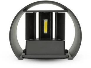 v-tac Oprawa Ścienna Kinkiet 6W V-TAC Góra/Dół Regulowany Czarny Okrągły IP65 Bridgelux VT-756 4000K 660lm - Lampy ścienne - miniaturka - grafika 25