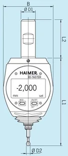 HAIMER Czujnik elektroniczny 3D 80.460.00.FHN 80.460.00.FHN - Akcesoria do urządzeń pomiarowych - miniaturka - grafika 2