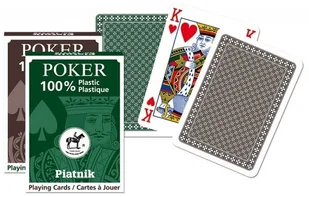 Piatnik Karty pojedyncze talie plastikowe Poker DSR_136214 - Gry karciane - miniaturka - grafika 5