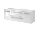 Szafki łazienkowe - Furni Szafka z Blatem Wisząca ATHOS 120 cm D ATH BL 120 D - miniaturka - grafika 1